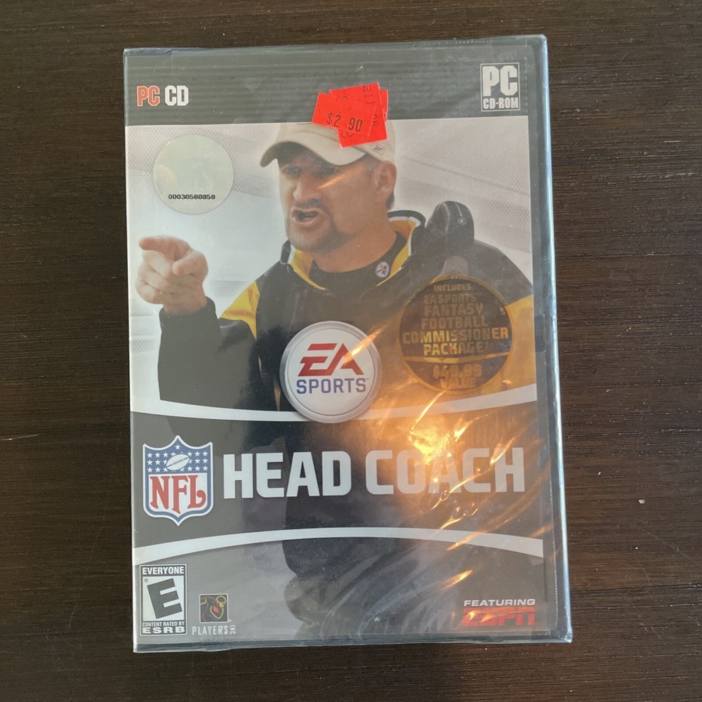 2006 EA SPORTS PC CD NFL HEAD COACH GAME NEW SEALED Bill Cowher